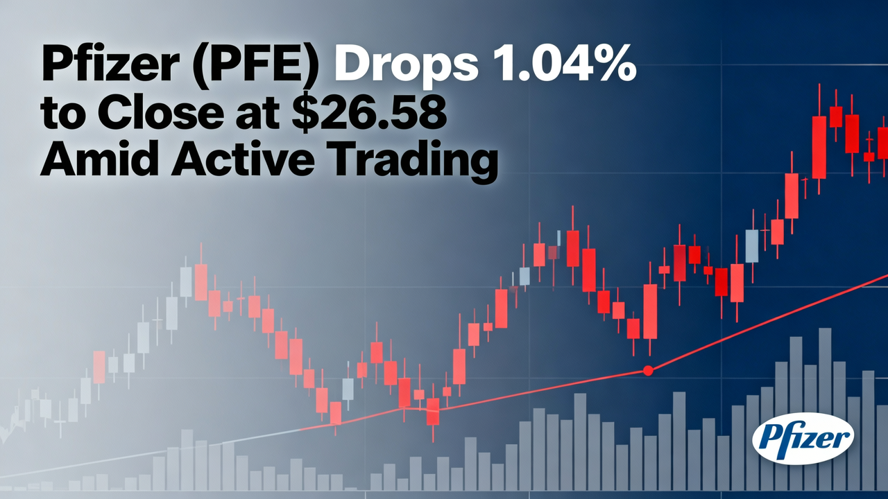 Pfizer (PFE) Drops 1.04% to Close at $26.58 Amid Active Trading