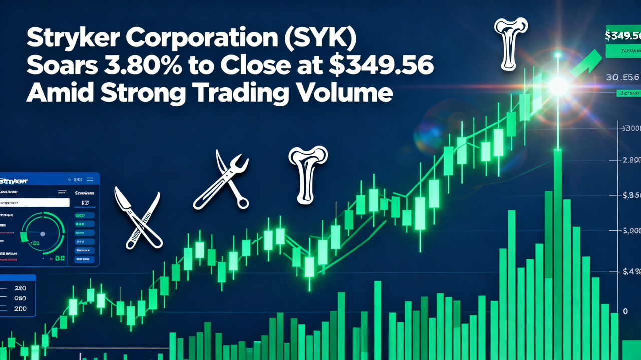 Stryker Corporation (SYK) Soars 3.80% to Close at $349.56 Amid Strong Trading Volume