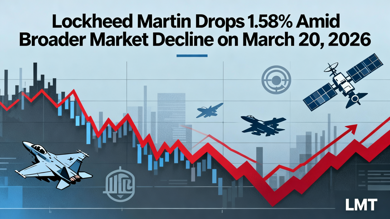 Lockheed Martin Drops 1.58% Amid Broader Market Decline on March 20, 2026