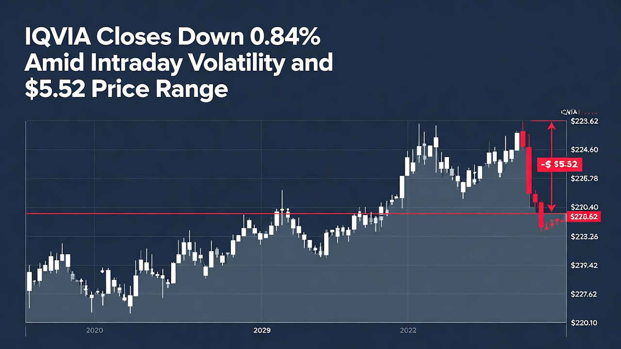 IQVIA Closes Down 0.84% Amid Intraday Volatility and $5.52 Price Range
