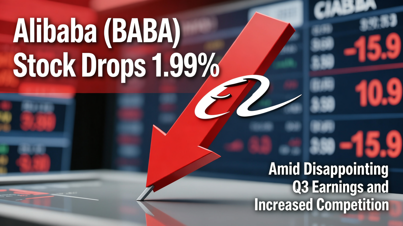 Alibaba (BABA) Stock Drops 1.99% Amid Disappointing Q3 Earnings and Increased Competition