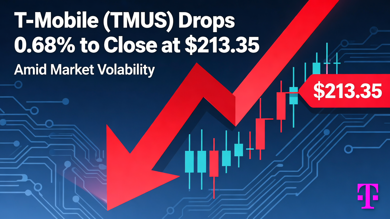 T-Mobile (TMUS) Drops 0.68% to Close at $213.35 Amid Market Volatility