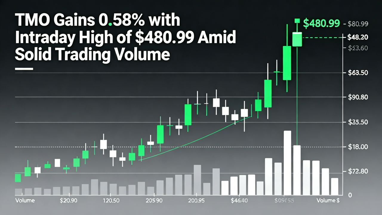 TMO Gains 0.58% with Intraday High of $480.99 Amid Solid Trading Volume