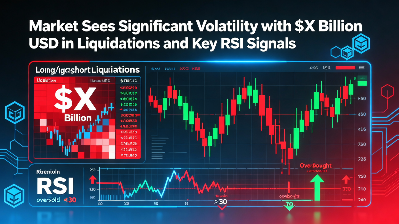 Market Sees Significant Volatility with X Billion USD in Liquidations and Key RSI Signals