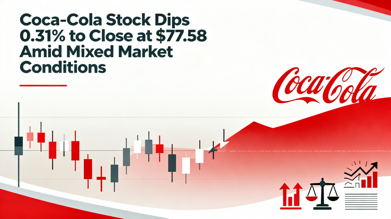 Coca-Cola Stock Dips 0.31% to Close at $77.58 Amid Mixed Market Conditions