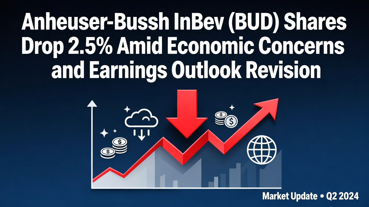 Anheuser-Busch InBev (BUD) Shares Drop 2.5% Amid Economic Concerns and Earnings Outlook Revision