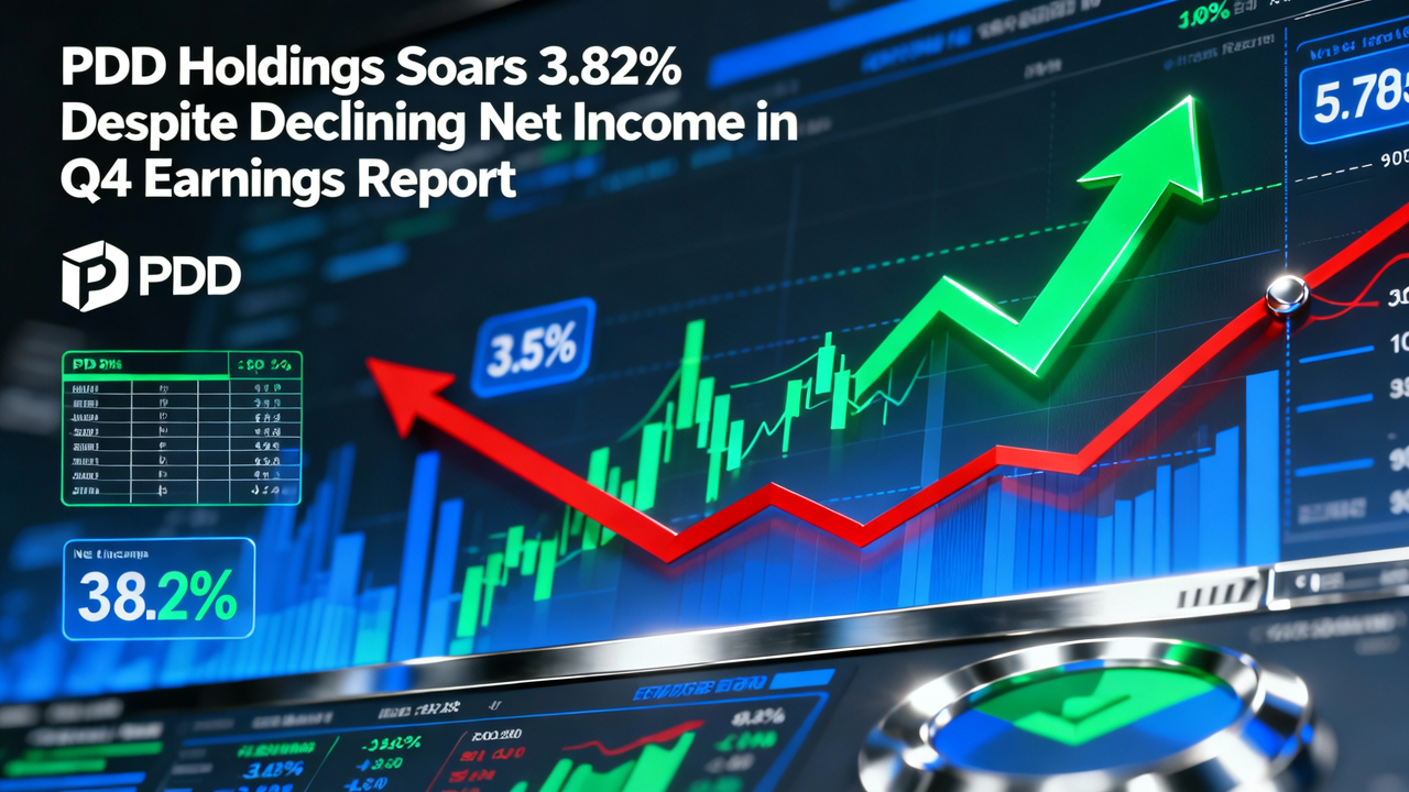 PDD Holdings Soars 3.82% Despite Declining Net Income in Q4 Earnings Report