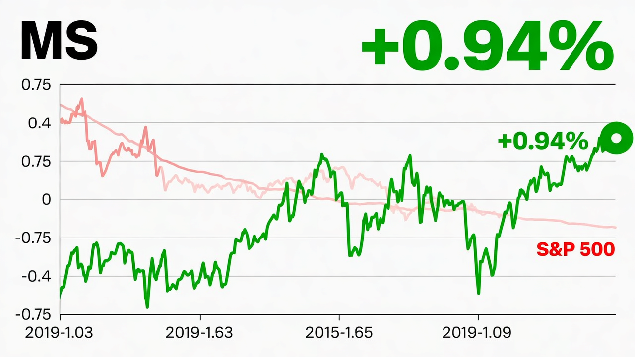 Morgan Stanley (MS) Gains 0.94% with Intraday Fluctuations Amidst Broader Market Decline