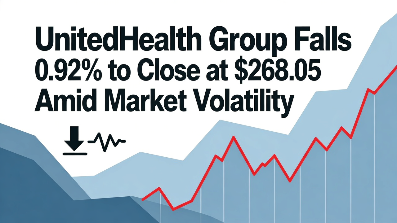 UnitedHealth Group Falls 0.92% to Close at $268.05 Amid Market Volatility