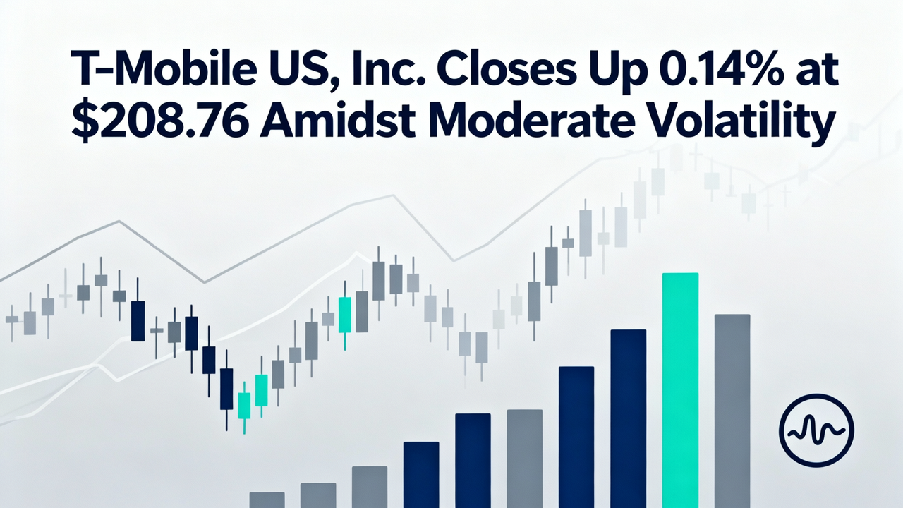 T-Mobile US, Inc. Closes Up 0.14% at $208.76 Amidst Moderate Volatility
