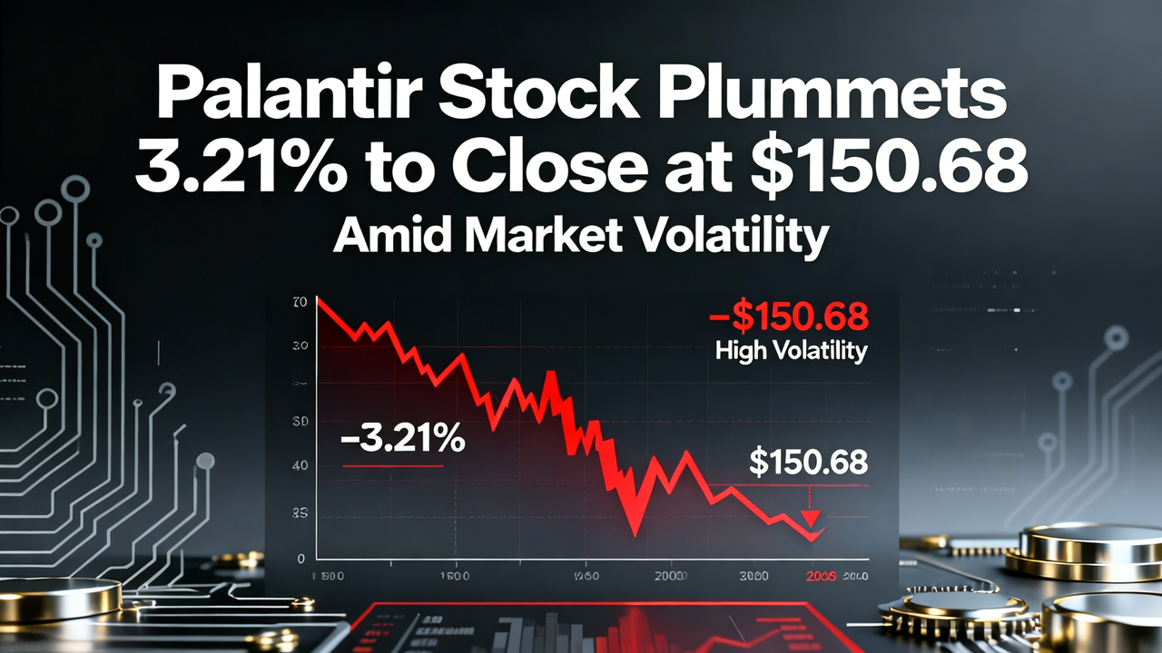 Palantir Stock Plummets 3.21% to Close at $150.68 Amid Market Volatility