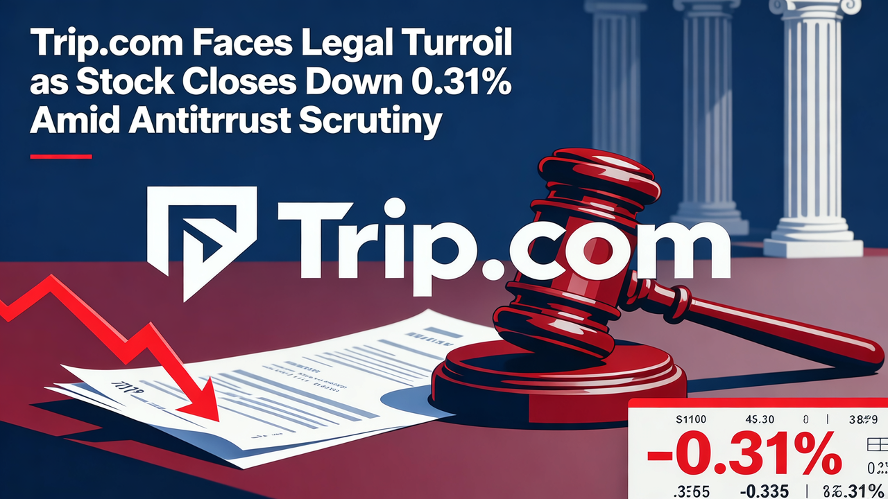 Trip.com Faces Legal Turmoil as Stock Closes Down 0.31% Amid Antitrust Scrutiny