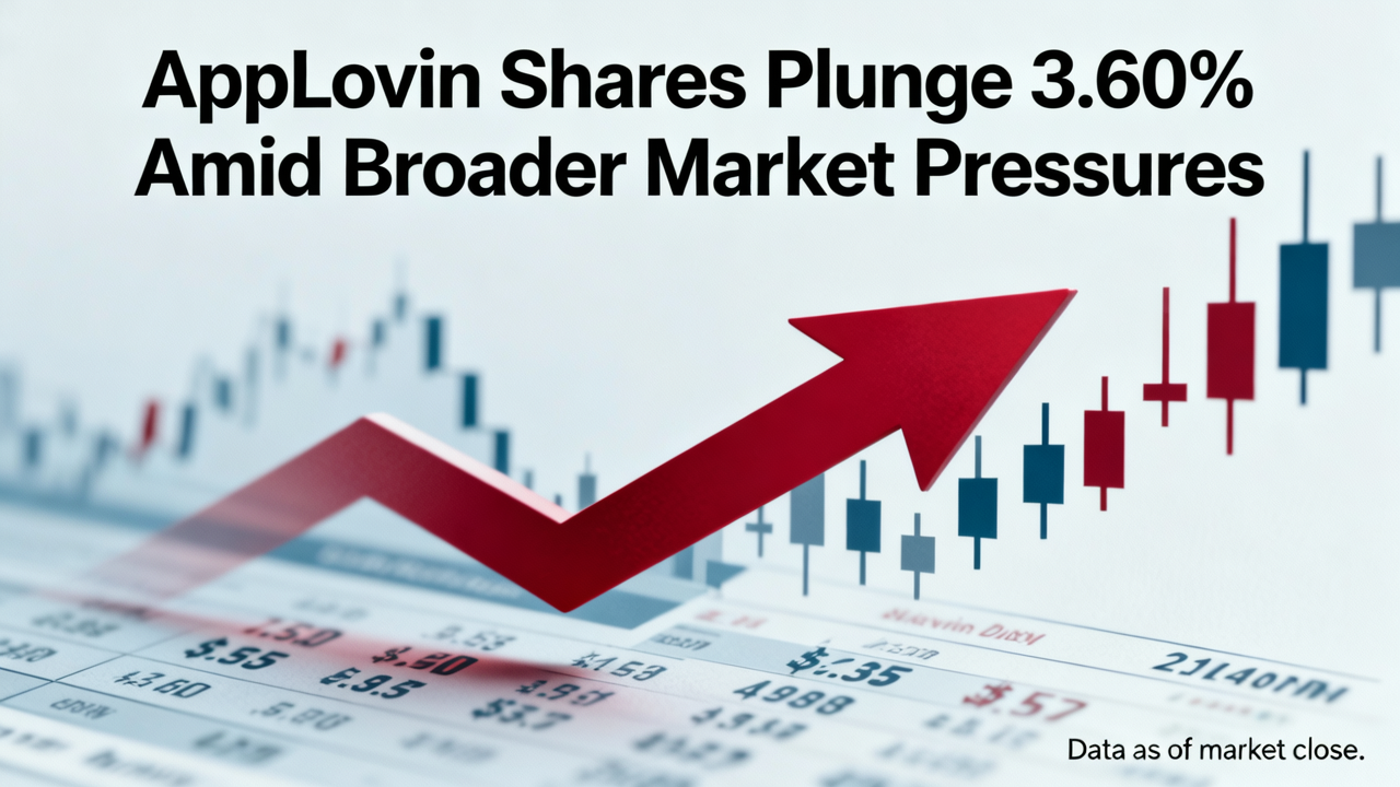 Applovin Shares Plunge 3.60% Amid Broader Market Pressures