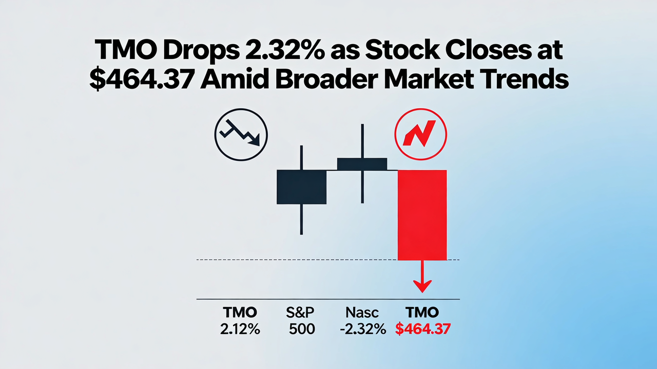 TMO Drops 2.32% as Stock Closes at $464.37 Amid Broader Market Trends