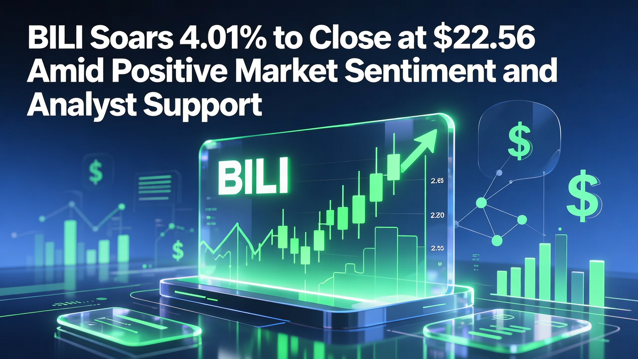BILI Soars 4.01% to Close at $22.56 Amid Positive Market Sentiment and Analyst Support