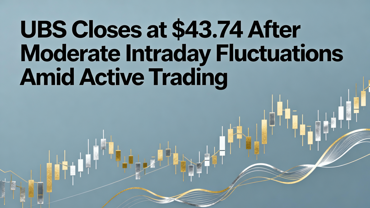 UBS Closes at $43.74 After Moderate Intraday Fluctuations Amid Active Trading