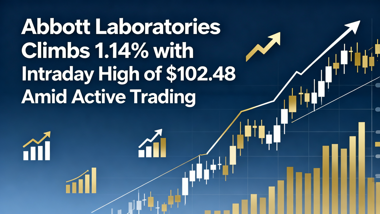 Abbott Laboratories Climbs 1.14% with Intraday High of $102.48 Amid Active Trading