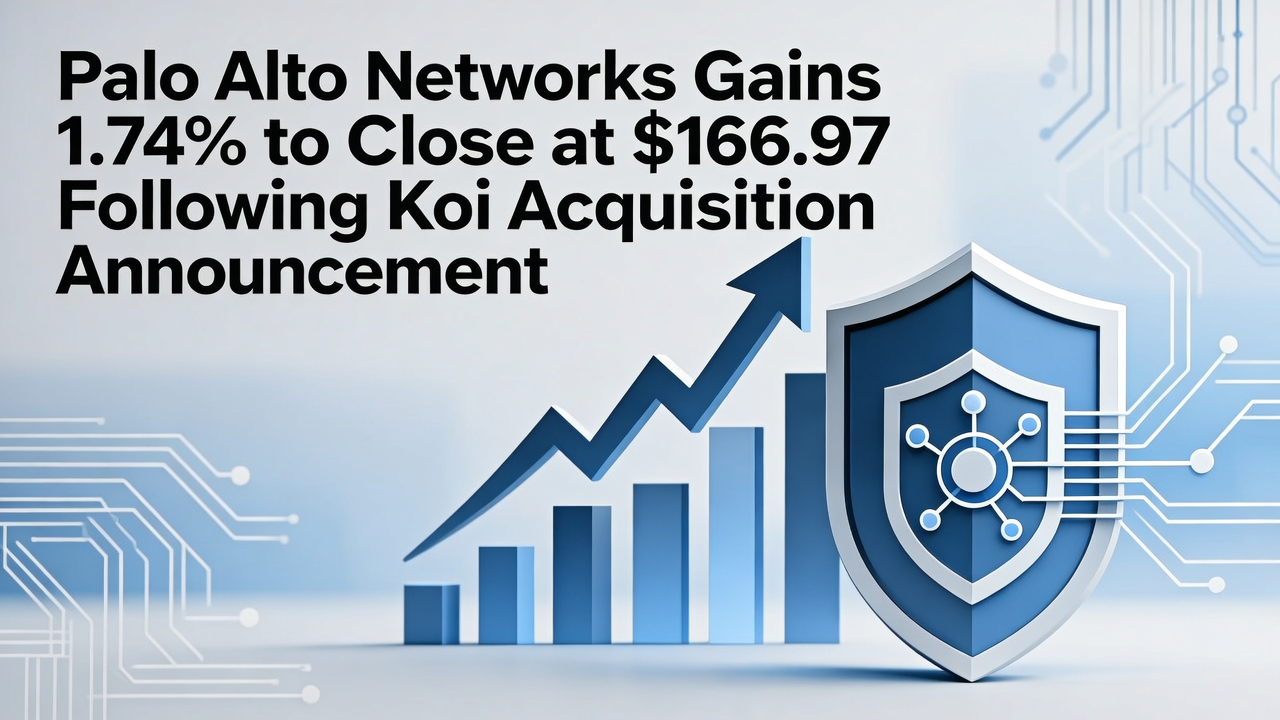 Palo Alto Networks Gains 1.74% to Close at $166.97 Following Koi Acquisition Announcement
