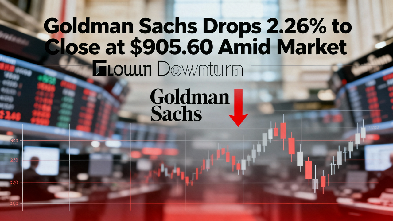 Goldman Sachs Drops 2.26% to Close at $905.60 Amid Market Downturn