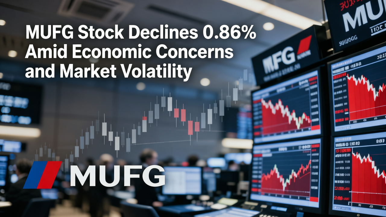 MUFG Stock Declines 0.86% Amid Economic Concerns and Market Volatility