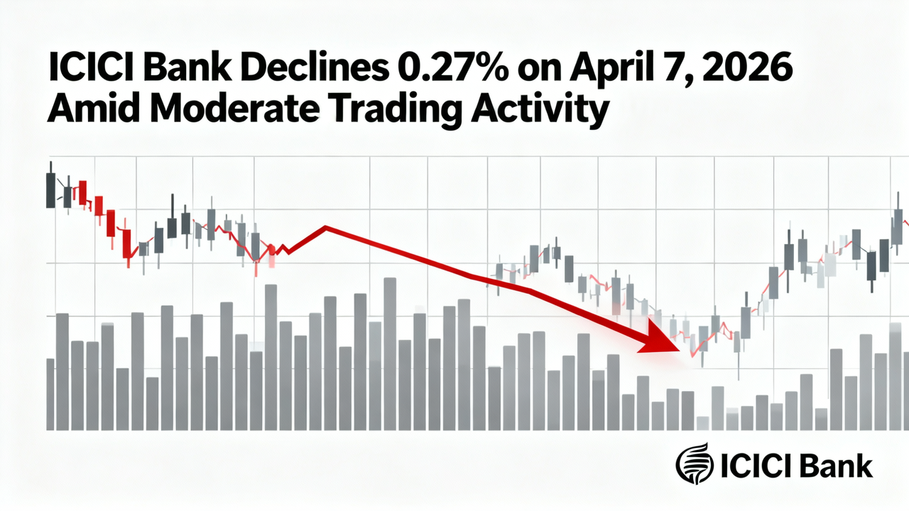 ICICI Bank Declines 0.27% on April 7, 2026 Amid Moderate Trading Activity