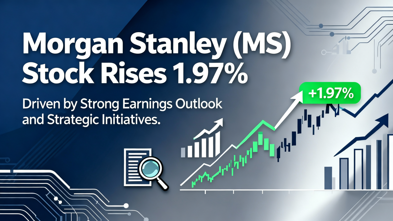 Morgan Stanley (MS) Stock Rises 1.97% on Strong Earnings Outlook and Strategic Initiatives