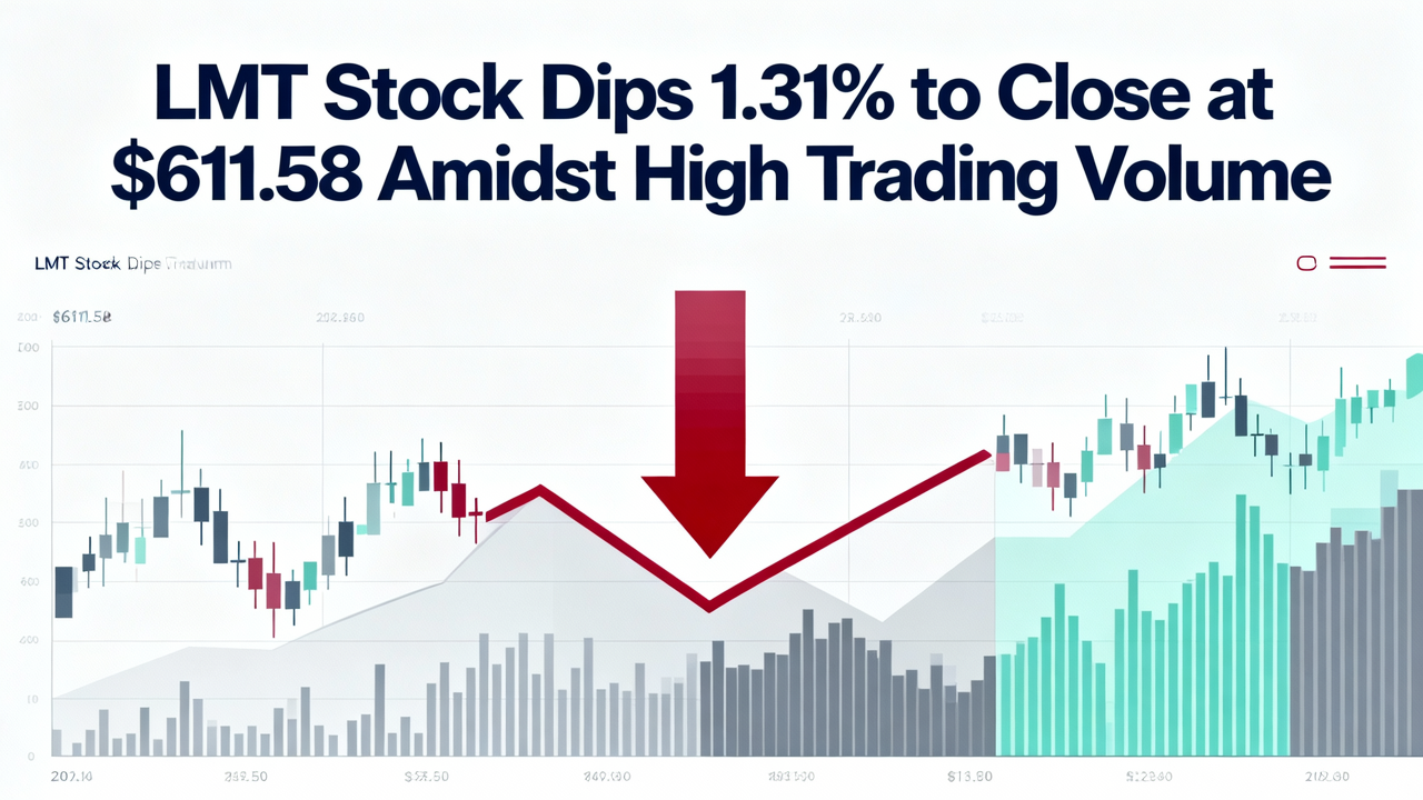 LMT Stock Dips 1.31% to Close at $611.58 Amidst High Trading Volume