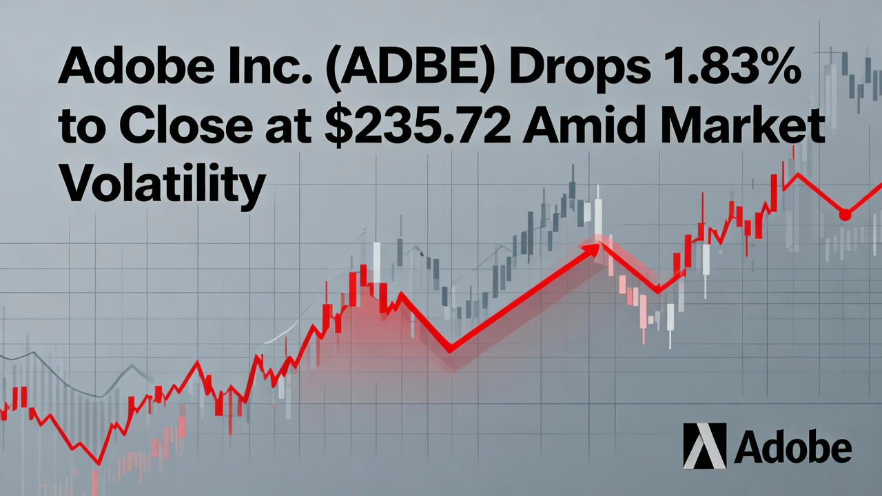 Adobe Inc. (ADBE) Drops 1.83% to Close at $235.72 Amid Market Volatility