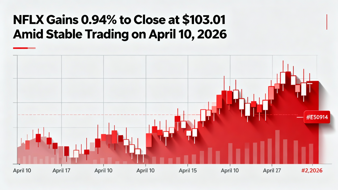 NFLX Gains 0.94% to Close at $103.01 Amid Stable Trading on April 10, 2026