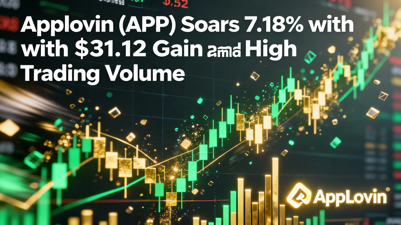 Applovin (APP) Soars 7.18% with $31.12 Gain Amid High Trading Volume