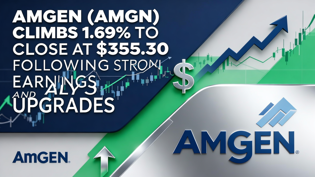 Amgen (AMGN) Climbs 1.69% to Close at $355.30 Following Strong Earnings and Analyst Upgrades