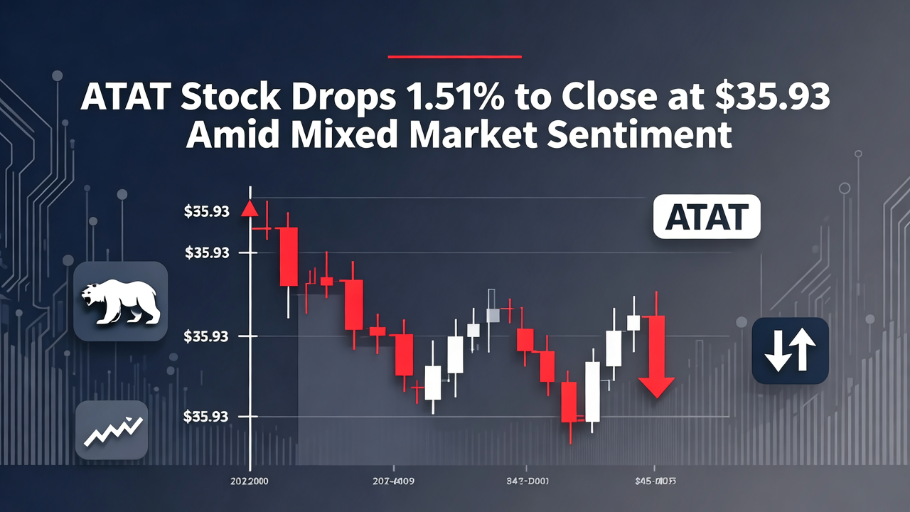 ATAT Stock Drops 1.51% to Close at $35.93 Amid Mixed Market Sentiment