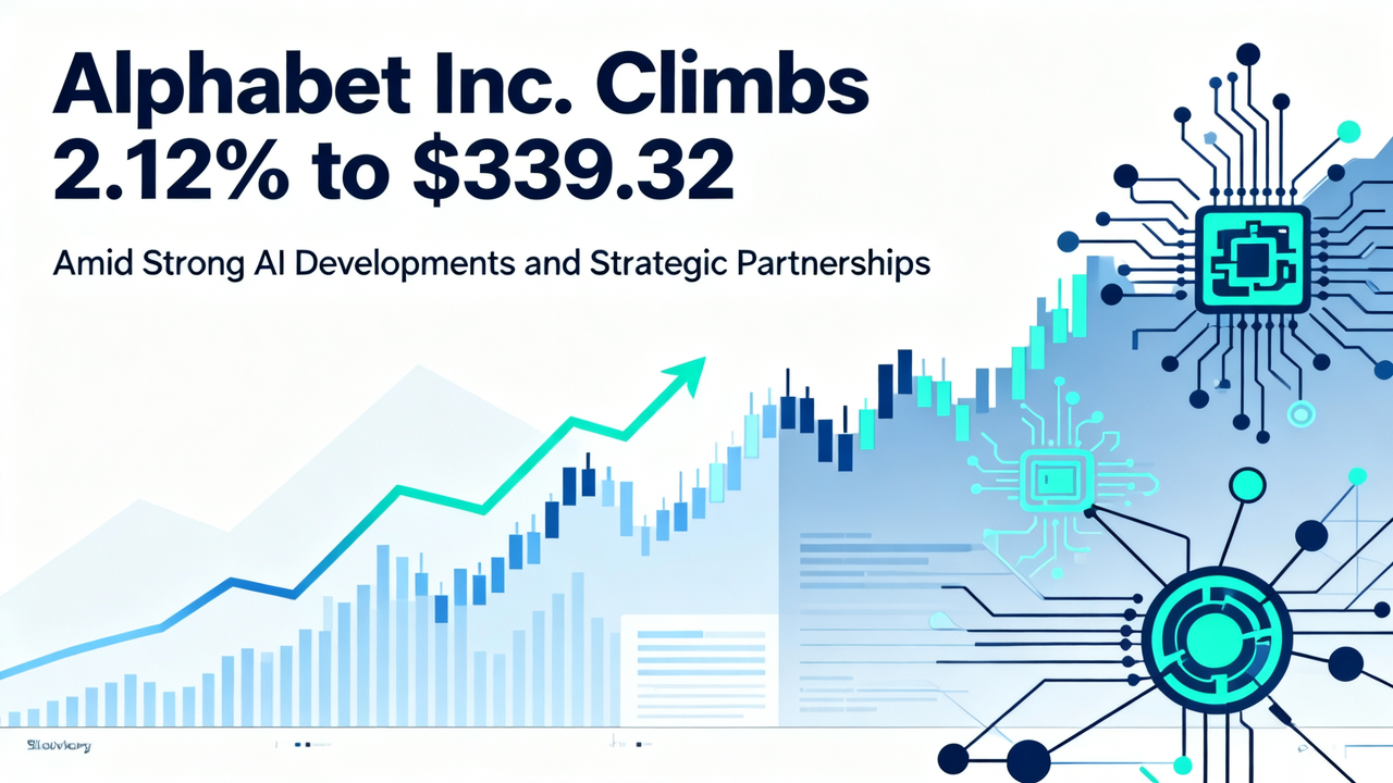 Alphabet Inc. Climbs 2.12% to $339.32 Amid Strong AI Developments and Strategic Partnerships