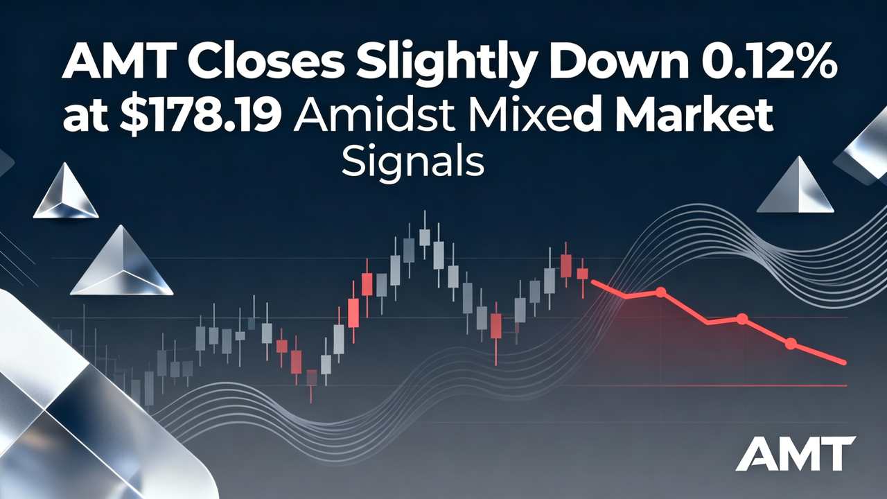 AMT Closes Slightly Down 0.12% at $178.19 Amidst Mixed Market Signals