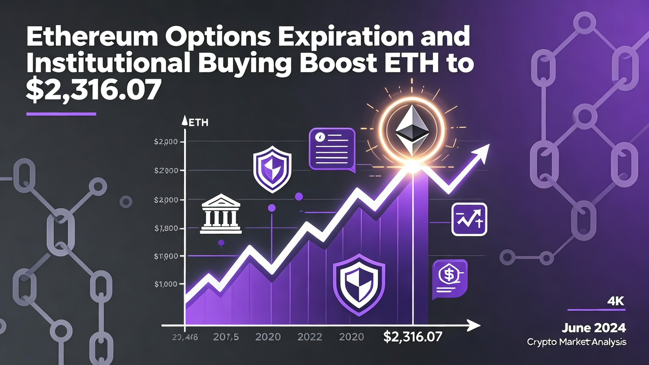 Ethereum Options Expiration and Institutional Buying Boost ETH to $2,316.07