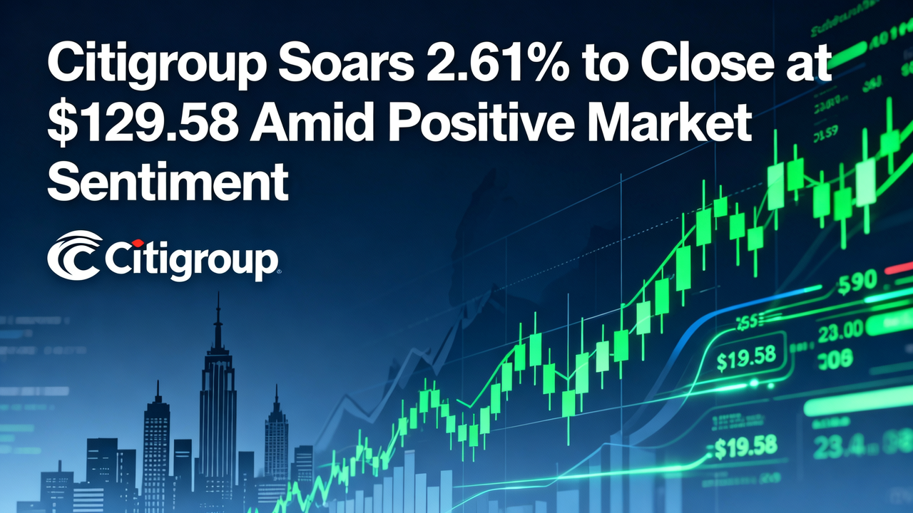 Citigroup Soars 2.61% to Close at $129.58 Amid Positive Market Sentiment