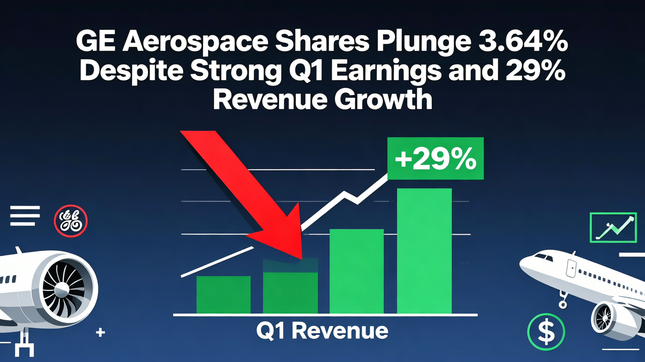 GE Aerospace Shares Plunge 3.64% Despite Strong Q1 Earnings and 29% Revenue Growth