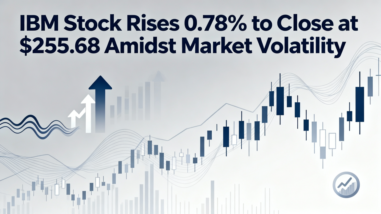 IBM Stock Rises 0.78% to Close at $255.68 Amidst Market Volatility