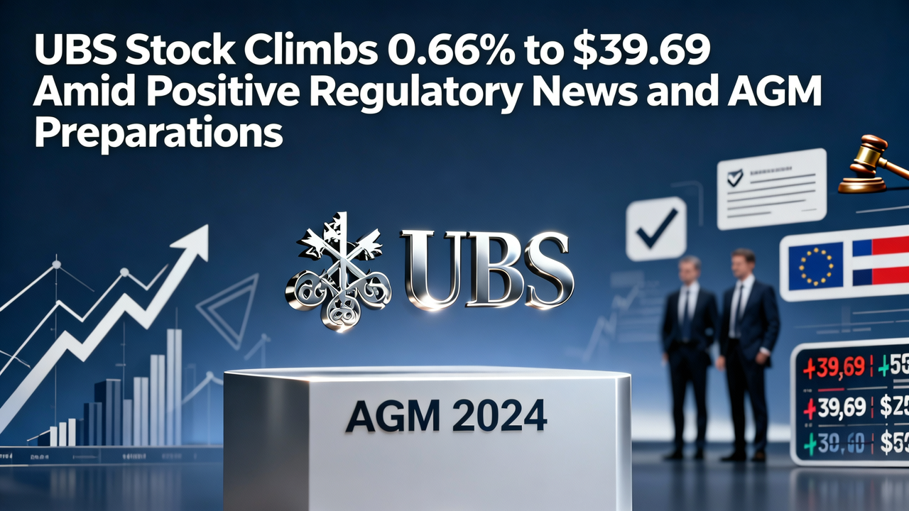 UBS Stock Climbs 0.66% to $39.69 Amid Positive Regulatory News and AGM Preparations