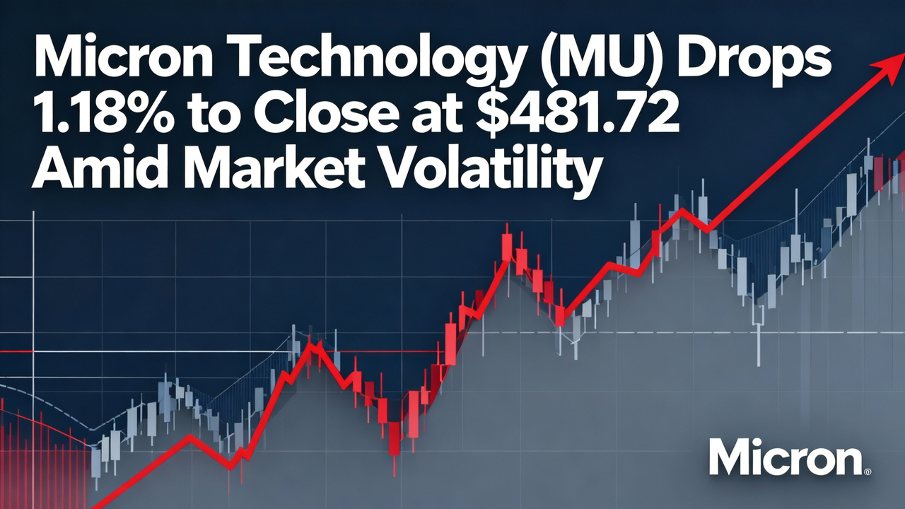 Micron Technology (MU) Drops 1.18% to Close at $481.72 Amid Market Volatility