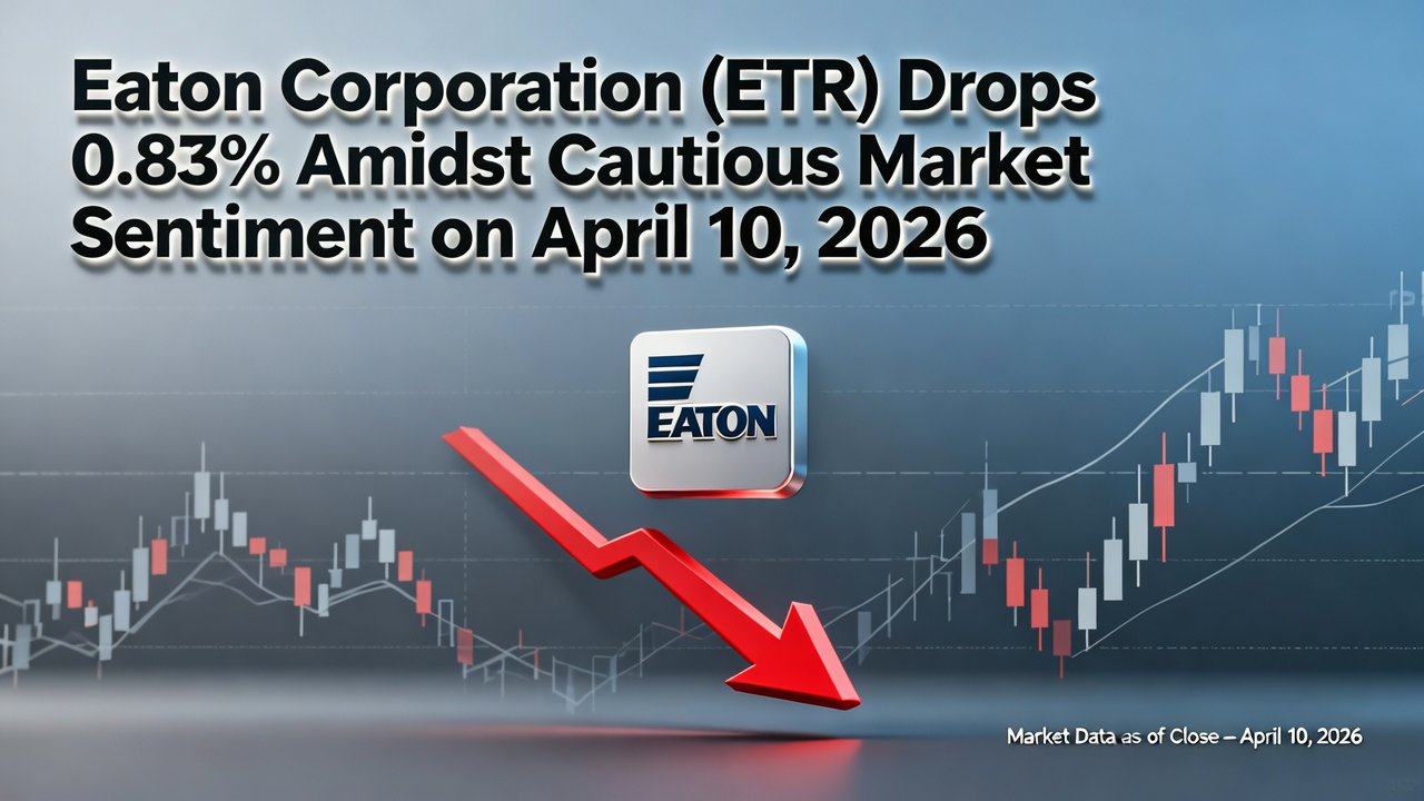Eaton Corporation (ETR) Drops 0.83% Amidst Cautious Market Sentiment on April 10, 2026
