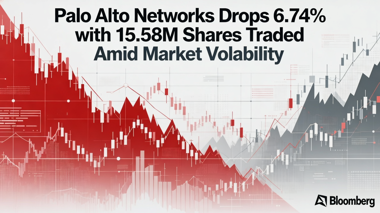 Palo Alto Networks Drops 6.74% with 15.58M Shares Traded Amid Market Volatility