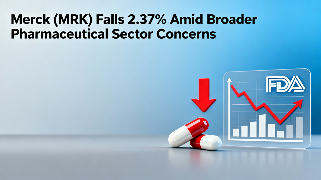 Merck (MRK) Falls 2.37% Amid Broader Pharmaceutical Sector Concerns