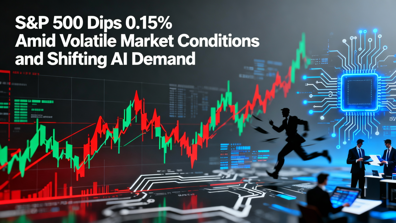 S&P 500 Dips 0.15% Amid Volatile Market Conditions and Shifting AI Demand