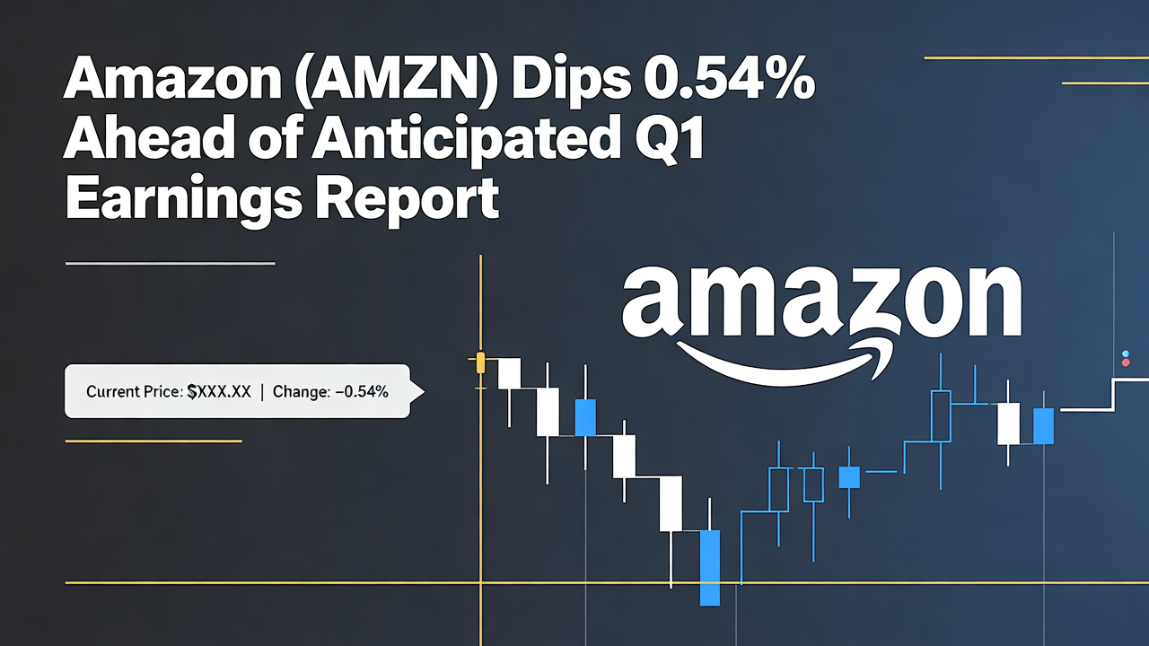 Amazon (AMZN) Dips 0.54% Ahead of Anticipated Q1 Earnings Report