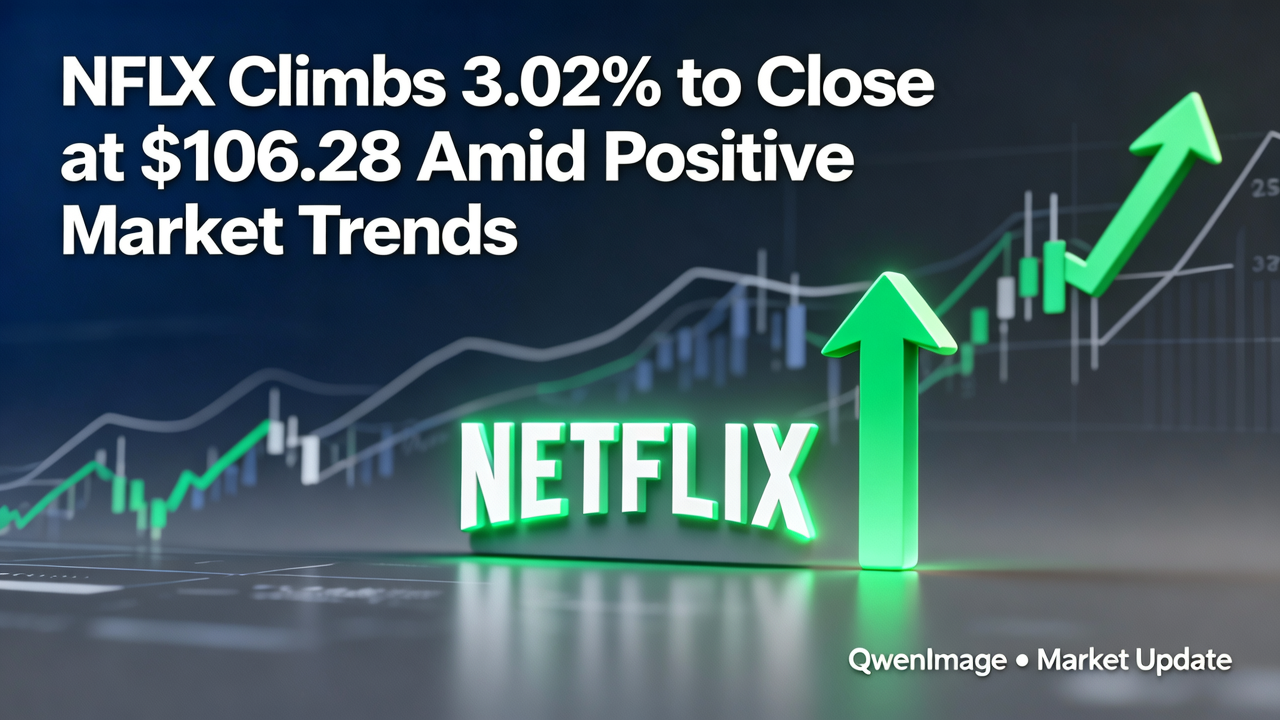 NFLX Climbs 3.02% to Close at $106.28 Amid Positive Market Trends