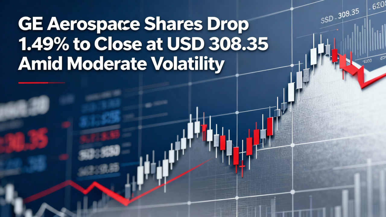 GE Aerospace Shares Drop 1.49% to Close at USD 308.35 Amid Moderate Volatility