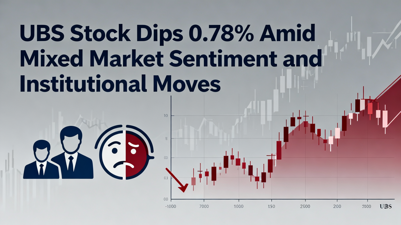 UBS Stock Dips 0.78% Amid Mixed Market Sentiment and Institutional Moves
