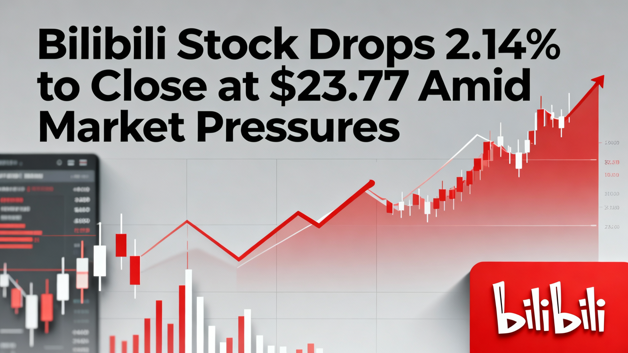 Bilibili Stock Drops 2.14% to Close at $23.77 Amid Market Pressures
