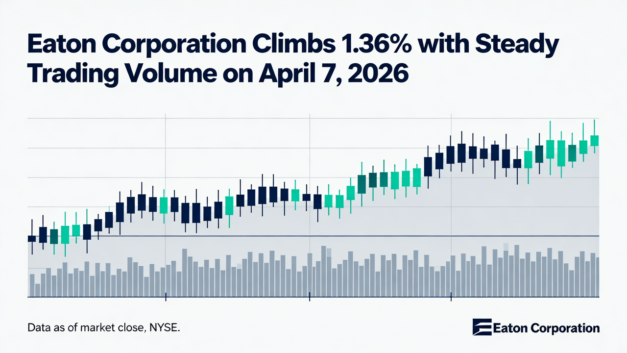 Eaton Corporation Climbs 1.36% with Steady Trading Volume on April 7, 2026